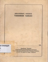 Image of Bibliografi Khusus Tanaman Kakao