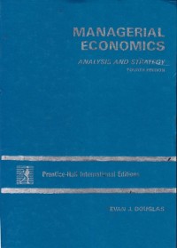 Image of MANAGERIAL ECONOMICS