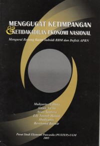 Image of Menggugat Ketimpangan dan ketidakadilan Ekonomi Nasional
