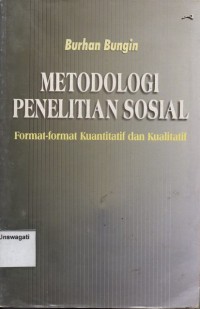 Image of Metodologi Penelitian Sosial