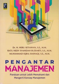 Image of PENGANTAR MANAJEMEN