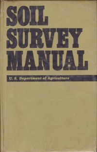 Image of SOIL SURVEY MANUAL