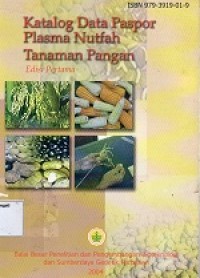 Image of Katalog Data Paspor Plasma Nutfah Tanaman Pangan