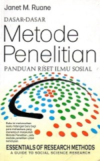 Image of Dasar-dasar Metode Penelitian