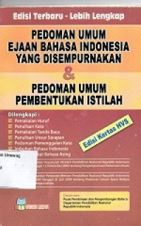 Image of Pedoman Umum Ejaan Bahasa Indonesia Yang Disempurnakan dan Pedoman Umum Pembentukan Istilah