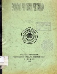 Image of Ekonomi Produksi Pertanian